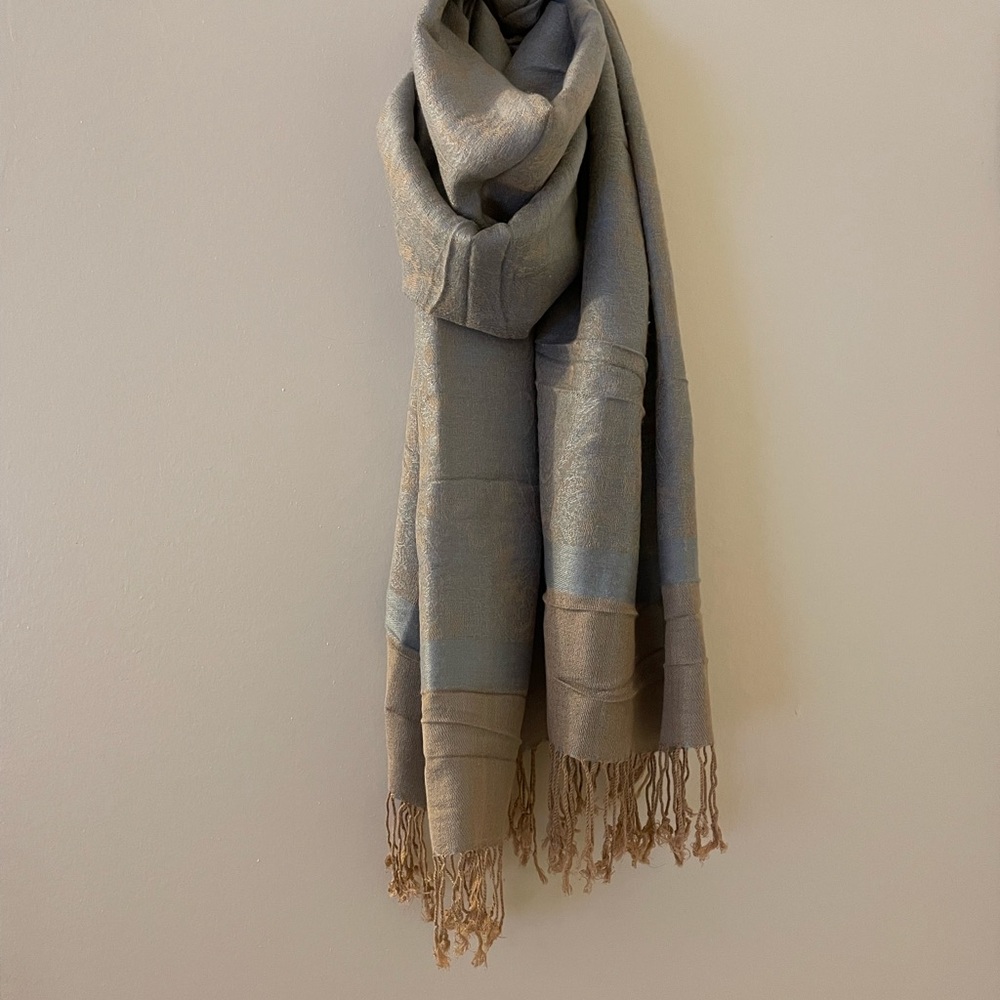 Light Blue Pashmina scarf